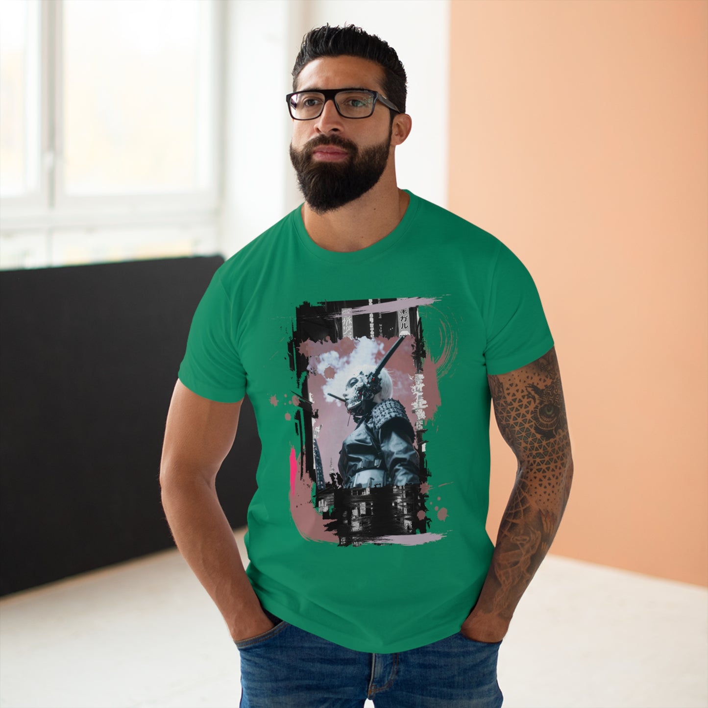 Cool Robot Graphic Tee, Unisex Streetwear Shirt, Unique Gift for Gamers, Casual Style, Art T-Shirt