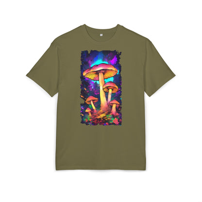 Psychedelic Mushroom Oversize Tee, Unisex Graphic Tee, Casual Summer Shirt, Gift for Nature Lovers, Festival Fashion