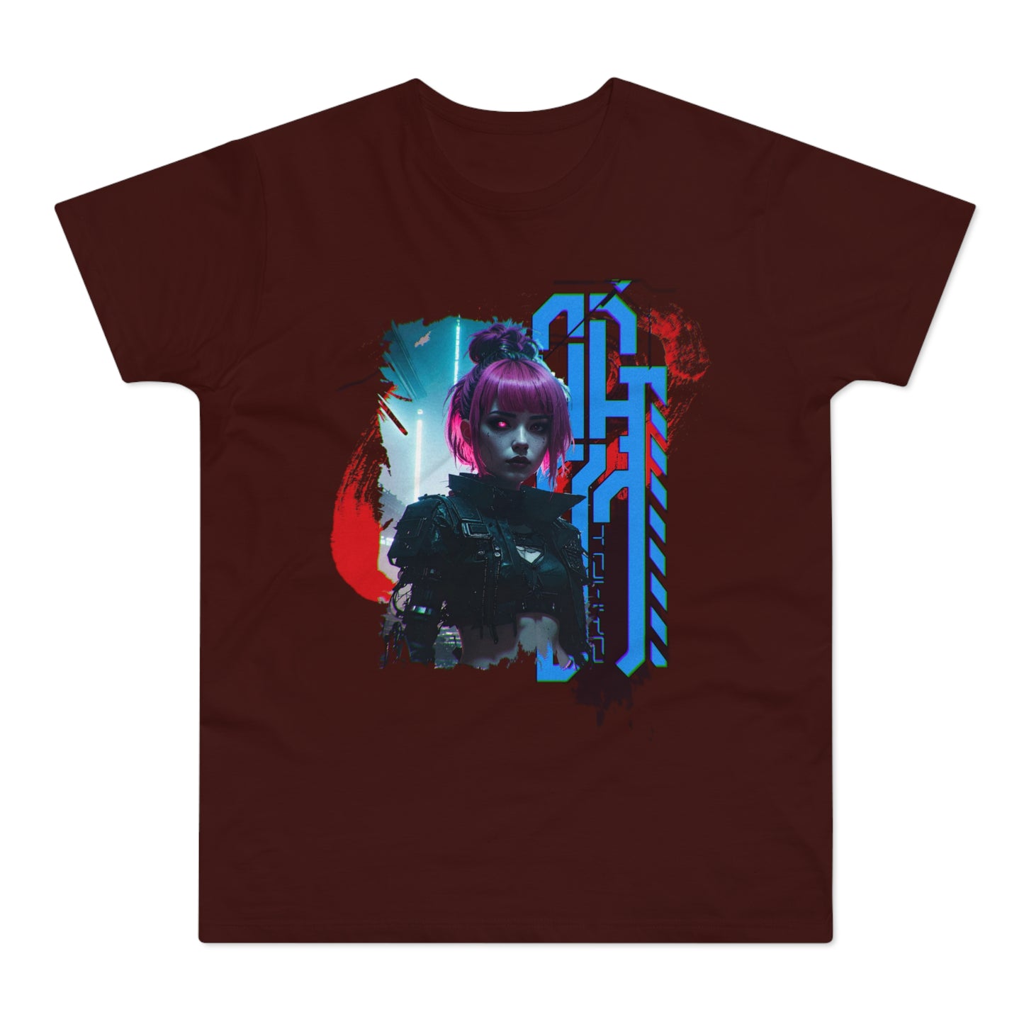 Cyberpunk Art Unisex T-Shirt, Streetwear Tee, Graphic Shirt, Gift for Him, Festival Apparel, Tech-Inspired Fashion