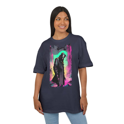 Vibrant Oversize Graphic Tee, Unisex Heavy Tee, Streetwear, Casual Wear, Unique Art Shirt, Gift for Him/Her/Friends