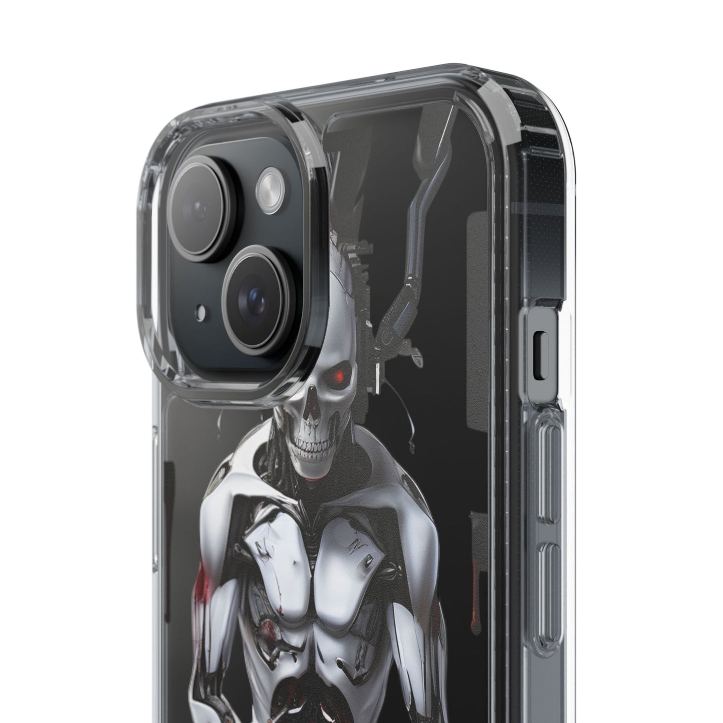 Clear Phone Cases with Cyber Design