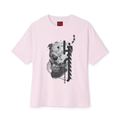 Gothic Skull Oversized Tee, Unisex Graphic T-Shirt, Edgy Streetwear Top, Alternative Fashion Apparel, Casual Wear for Events