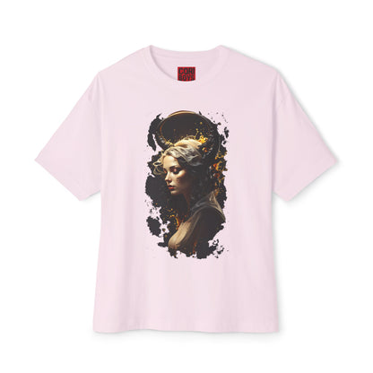 Artistic Oversized Tee with Abstract Portrait, Unisex Graphic Tee, Casual Streetwear, Perfect Gift for Art Lovers, Unique Summer Shirt