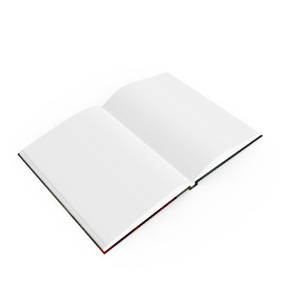 Mystical Red Cloak Hard Back Journal | Dream Journal, Writing Notebook, Creative Planner, Gift for Writers, Gothic Decor