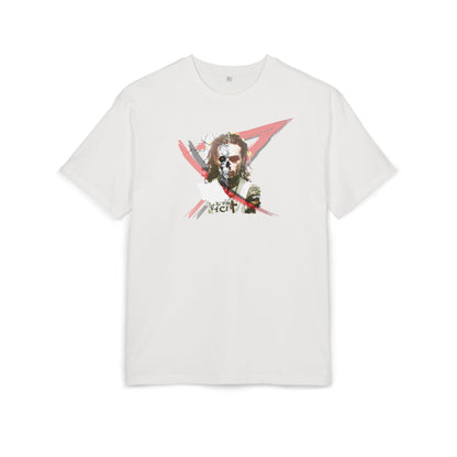 Unisex Heavy Oversize Tee with Artistic Design, Casual T-Shirt, Graphic Tee for Art Lovers, Gift for Creative Friends, Trendy Streetwear