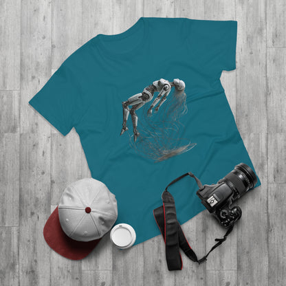 Futuristic Graphic Tee, Cool Unisex T-Shirt for Tech Enthusiasts, Gift for Birthdays, Casual Wear, Unique Art Shirt