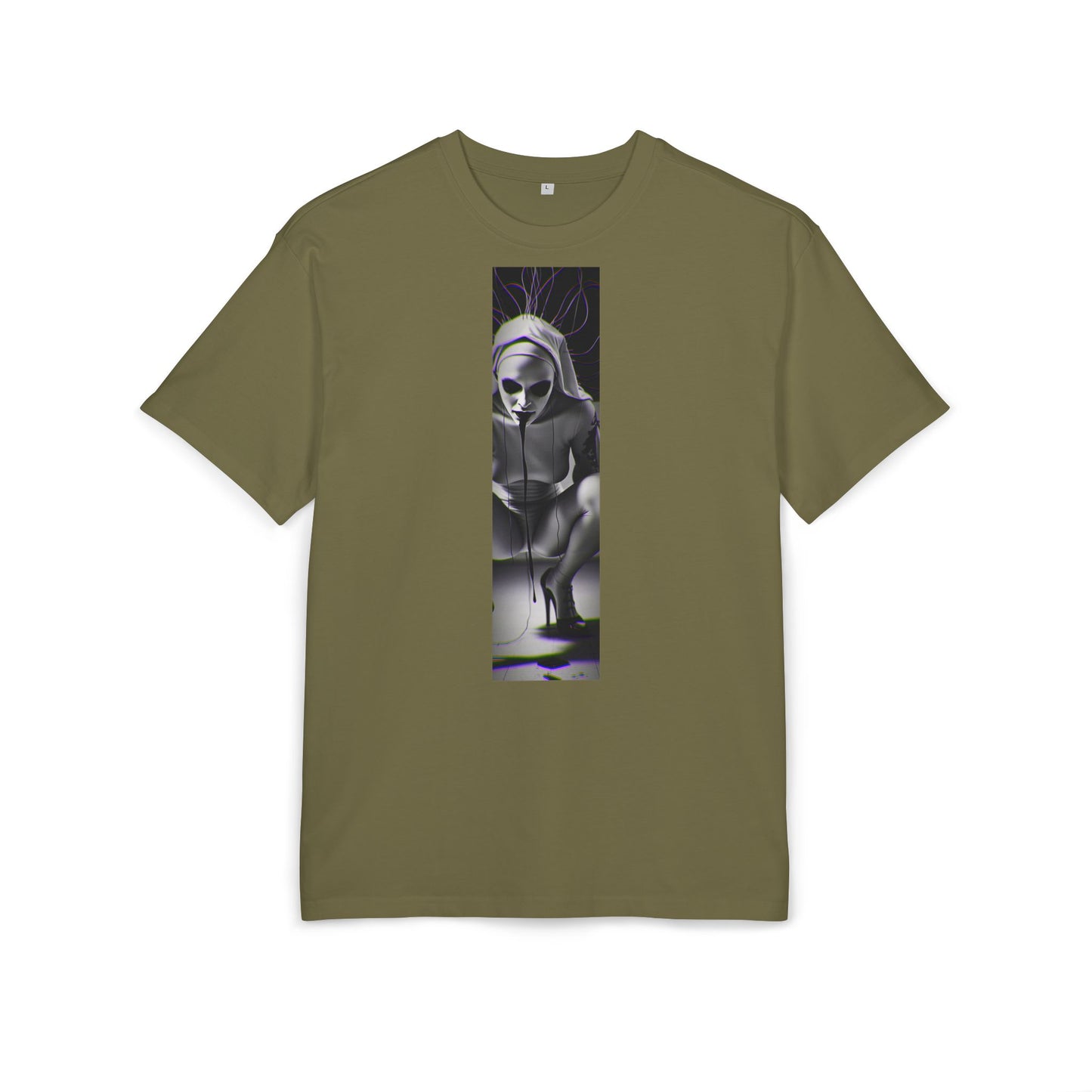 Unisex Oversized Graphic Tee - Edgy Gothic Design