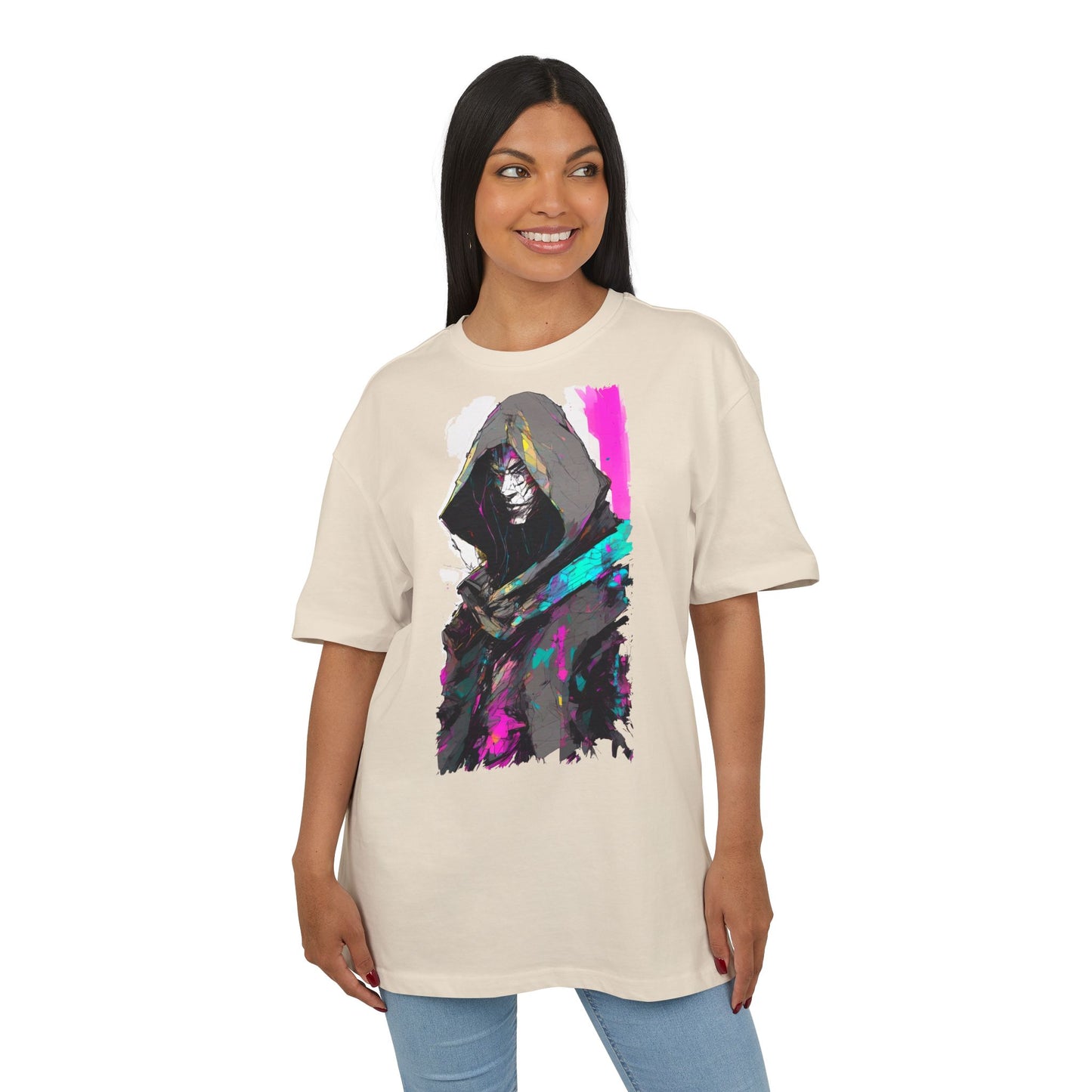 Stylish Oversized Graphic Tee featuring Artistic Illustration, Casual Wear, Unisex T-Shirt, Streetwear Fashion, Gift for Art Lovers