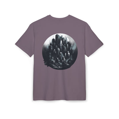 Urban Streetwear Oversize Tee - Futuristic Graphic Design