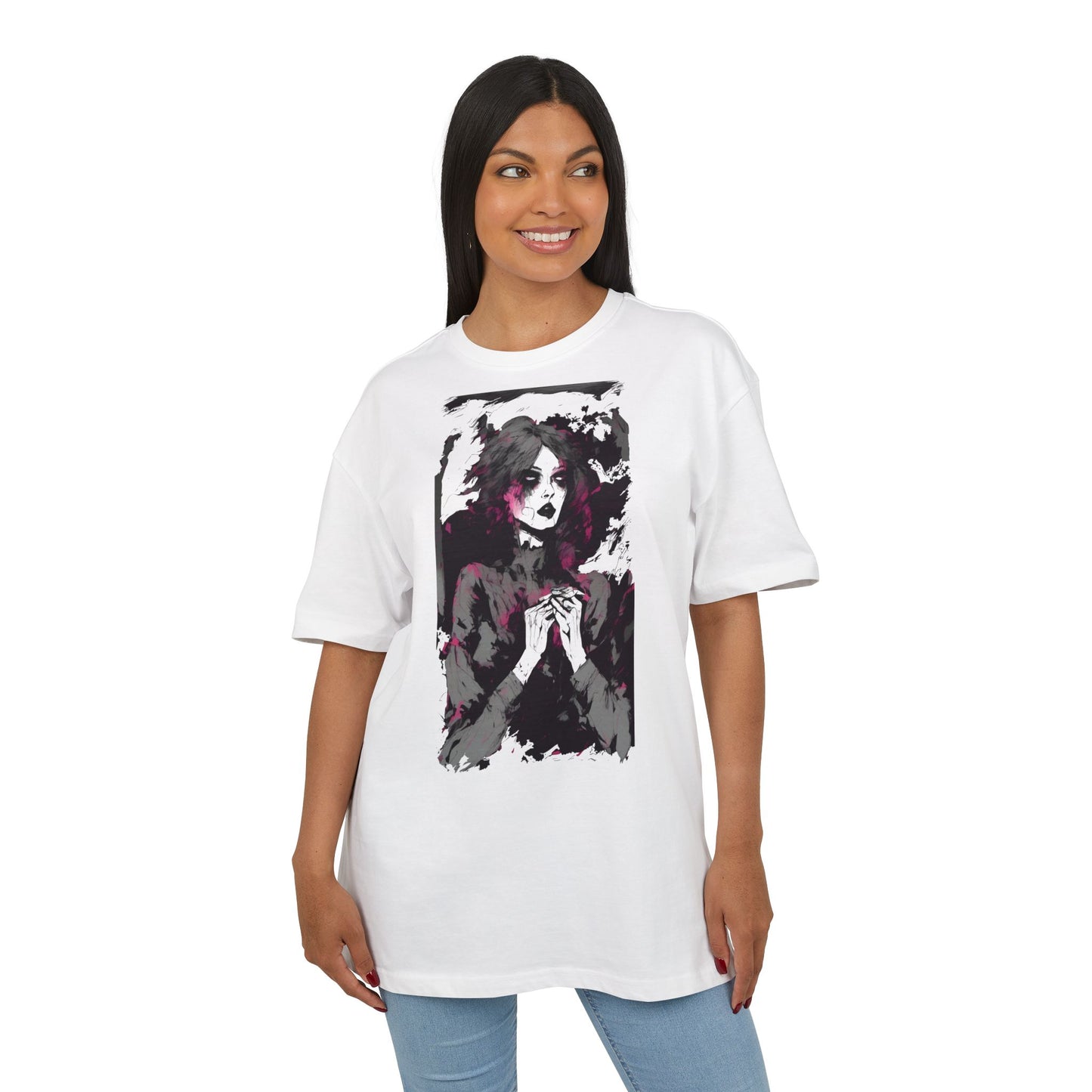 Artistic Oversize Tee | Unisex Tee with Unique Design, Casual Wear, Graphic Shirt, Gift for Art Lovers, Statement T-Shirt