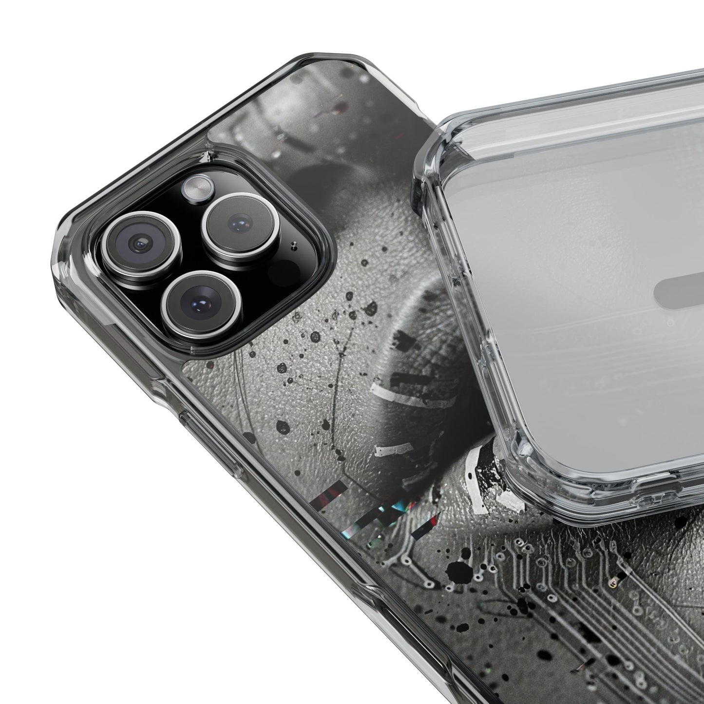 Magnetic Clear Impact Phone Case for Stylish Protection, Urban Aesthetic, Trendy Gift, Phone Accessories, Personalized Present