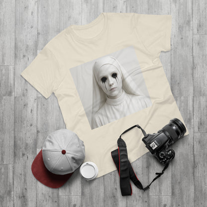 Spooky Art Tee, Unisex Graphic T-shirt, Halloween Costume, Horror Aesthetic Shirt, Creepy Vintage Look Top