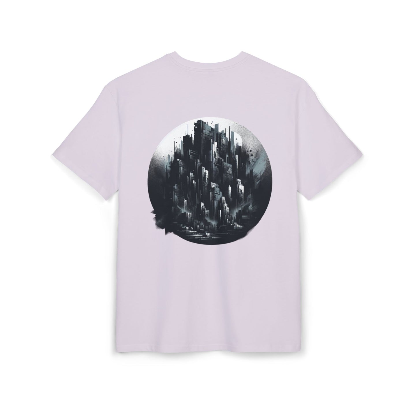 Urban Streetwear Oversize Tee - Futuristic Graphic Design