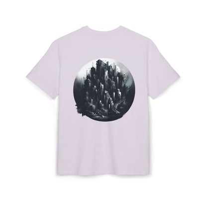 Urban Streetwear Oversize Tee - Futuristic Graphic Design