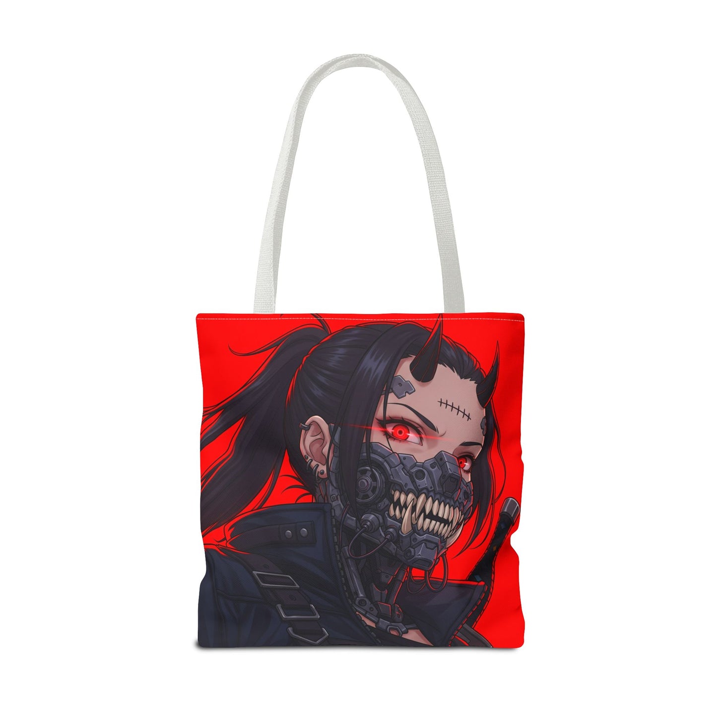 Gothic Anime Tote Bag, Stylish Tote for Anime Lovers, Unique Gift for Cosplay, Travel Bag, Statement Accessory
