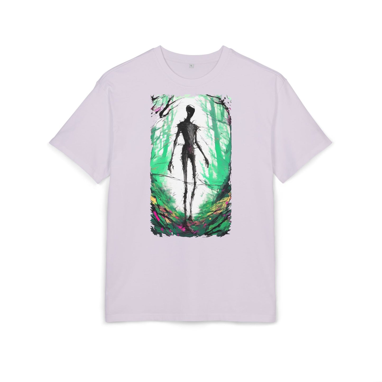 Mysterious Forest Alien Tee, Unisex T-Shirt, Graphic Tee, Casual Wear, Unique Gift, Summer Style