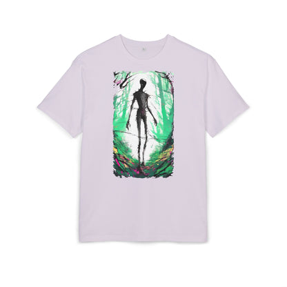 Mystical Forest Oversize Tee, Unisex Heavy Tee, Witchy Fashion, Boho Graphic Shirt, Alternative Style Tee