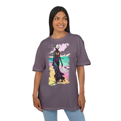 Beach Vibes Oversize Tee - Artistic Graphic Tee, Summer Style, Unisex T-Shirt, Boho Fashion, Casual Wear