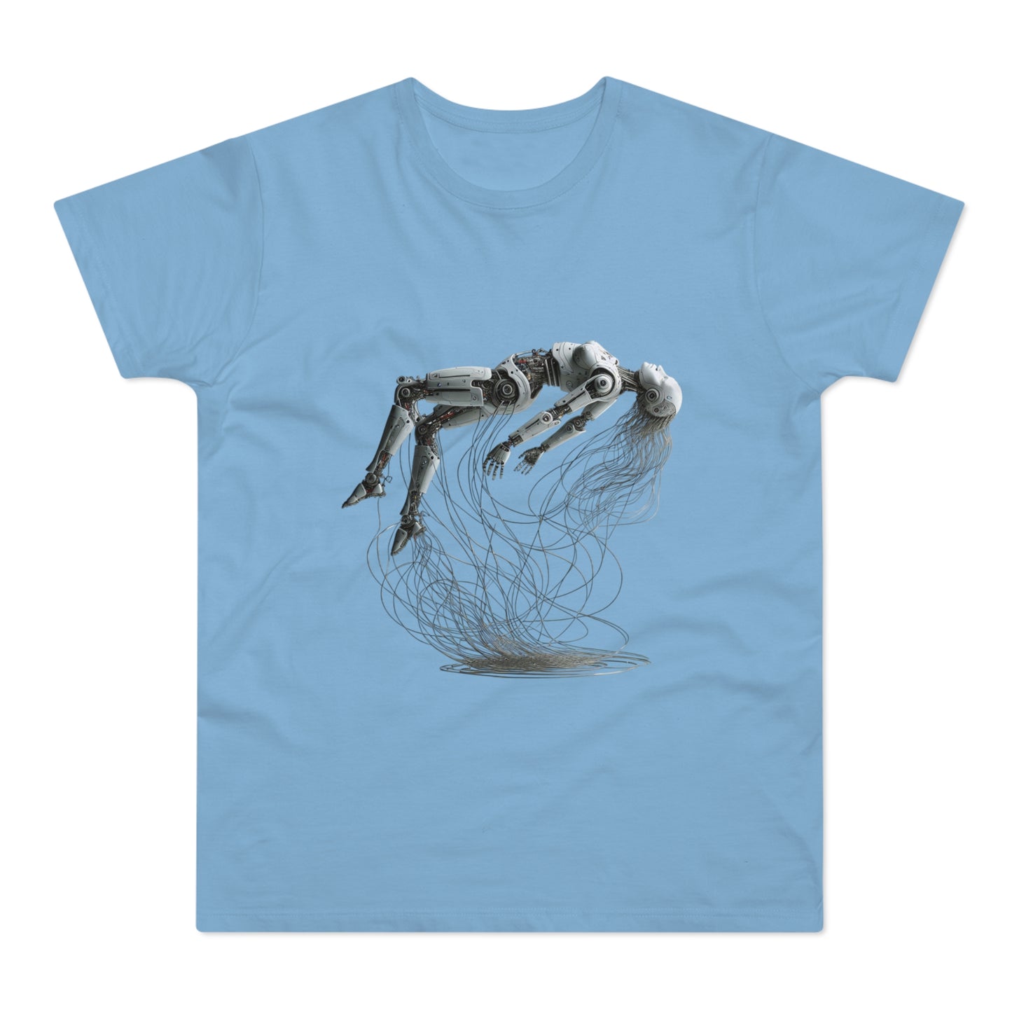 Futuristic Graphic Tee, Cool Unisex T-Shirt for Tech Enthusiasts, Gift for Birthdays, Casual Wear, Unique Art Shirt