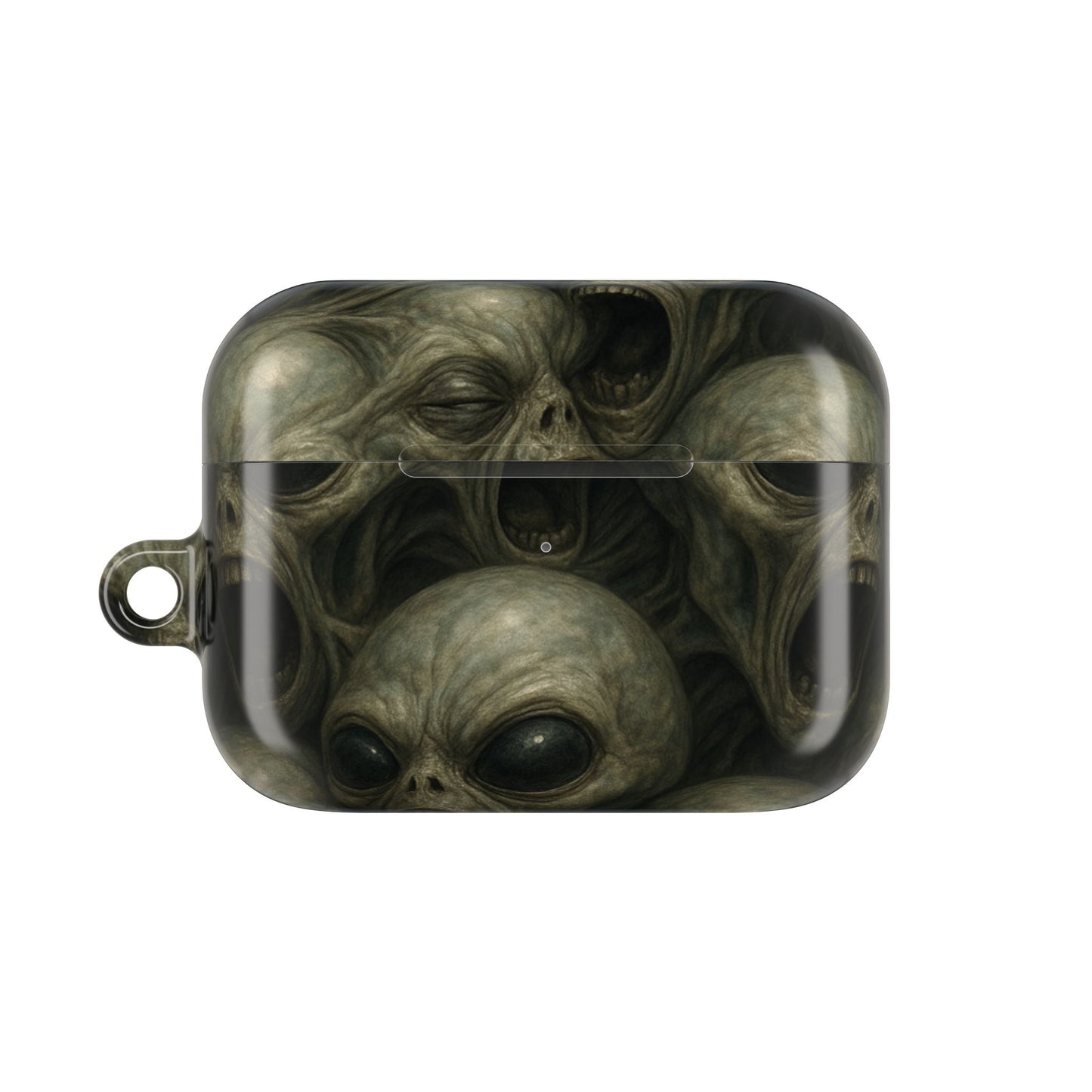 Alien-Themed AirPod Case, Unique Gift for Sci-Fi Lovers, Cool Accessory for Music Enthusiasts, Perfect for Halloween, Collectible