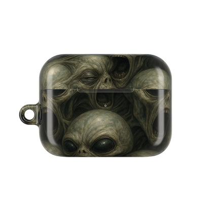 Alien-Themed AirPod Case, Unique Gift for Sci-Fi Lovers, Cool Accessory for Music Enthusiasts, Perfect for Halloween, Collectible