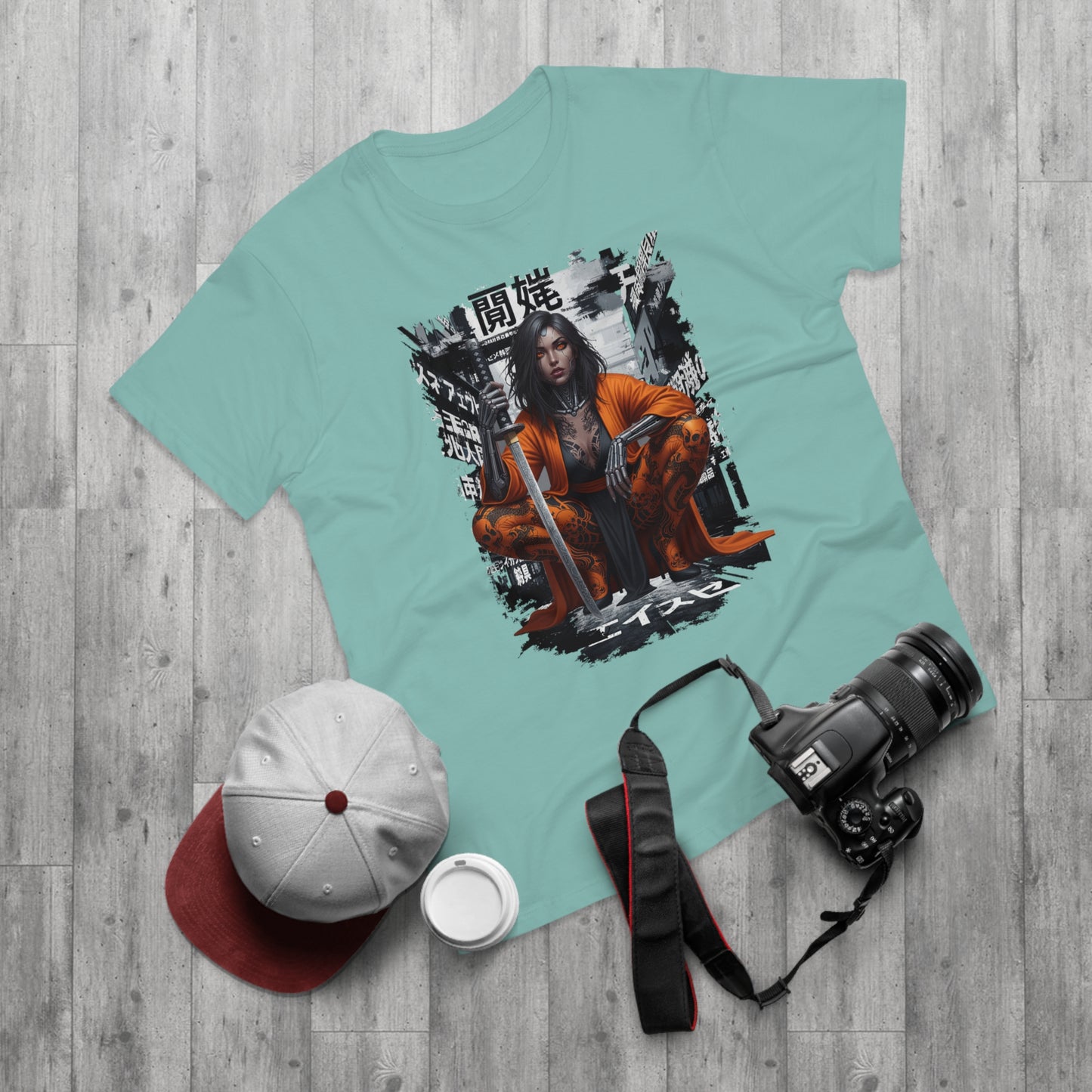 Urban Samurai Unisex T-shirt, Graphic Tee for Anime Fans, Streetwear Fashion, Unique Gift for Birthdays, Casual Wear