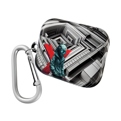 Urban Graffiti Cyber AirPod Case, Unique AirPods Cover, Stylish Gadget Accessory, Tech Gift for Him/Her, Music Lover's Protection