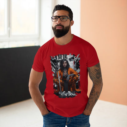 Urban Samurai Unisex T-shirt, Graphic Tee for Anime Fans, Streetwear Fashion, Unique Gift for Birthdays, Casual Wear