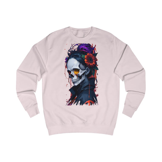 Sugar Skull Unisex Sweatshirt - Cozy Halloween Apparel, Day of the Dead Inspired, Gift for Him/Her, Fall Fashion