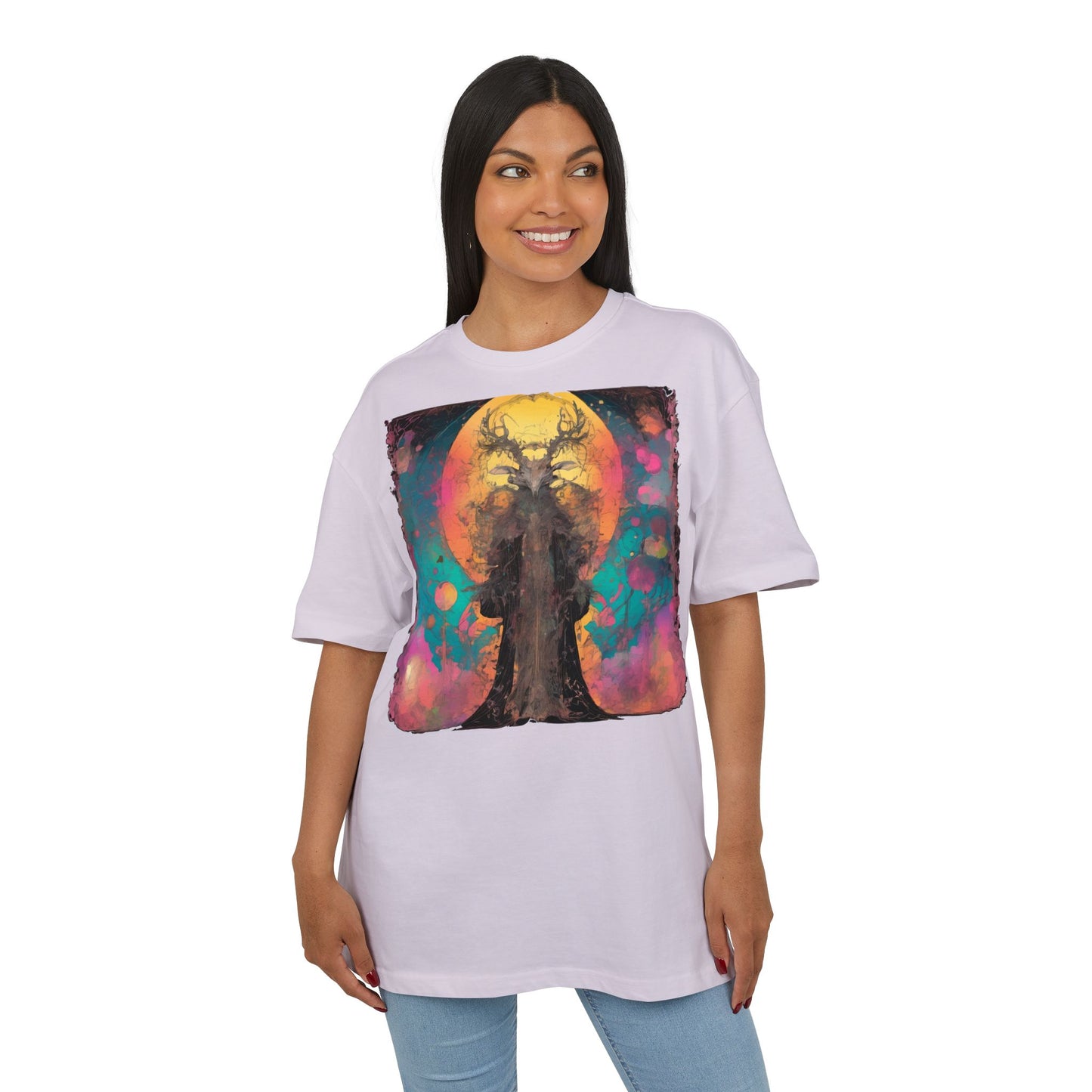Mystical Tree Unisex Heavy Oversize Tee | Bohemian Style Shirt, Artistic Graphic Tee, Unique Gift for Nature Lovers, Festival Wear, [...]