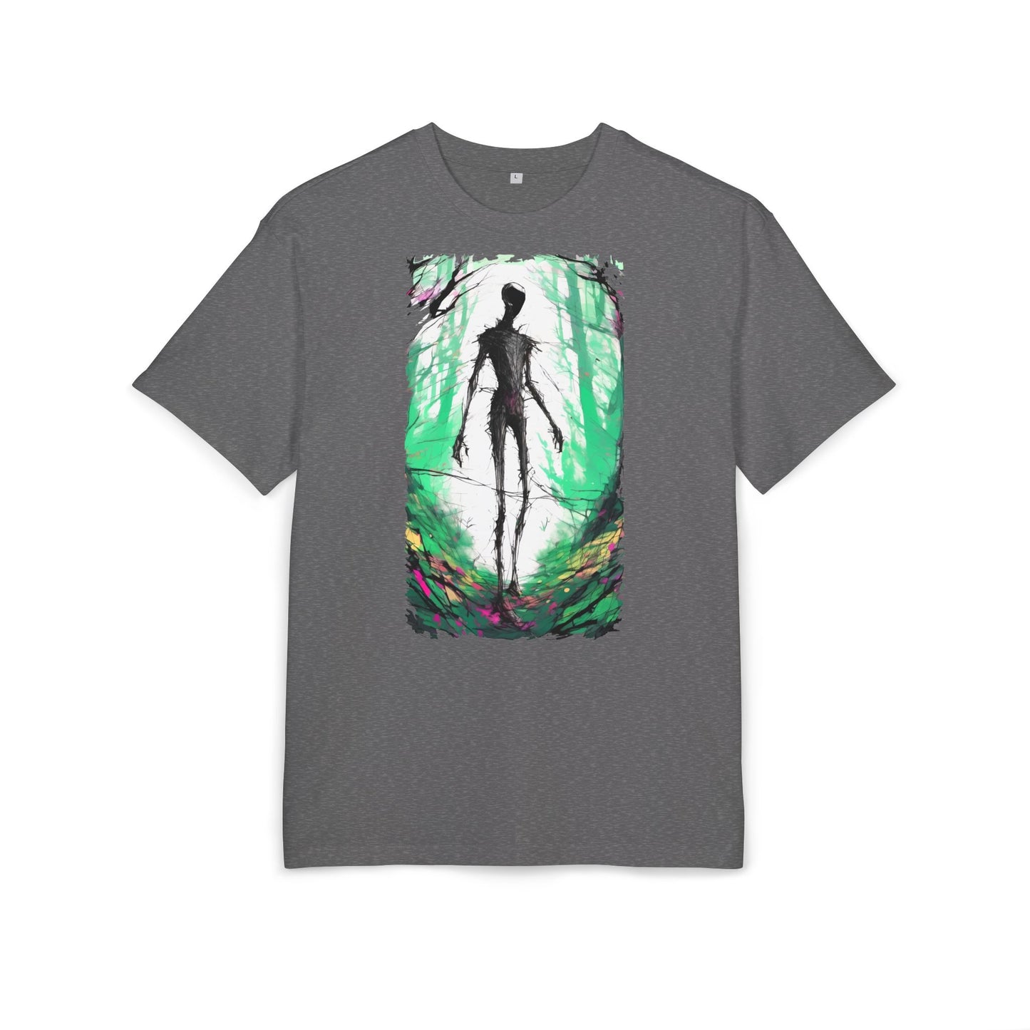 Mystical Forest Oversize Tee, Unisex Heavy Tee, Witchy Fashion, Boho Graphic Shirt, Alternative Style Tee