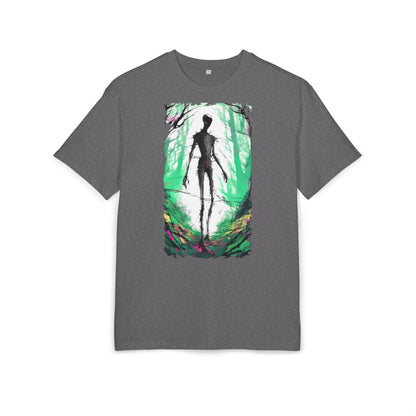 Mystical Forest Oversize Tee, Unisex Heavy Tee, Witchy Fashion, Boho Graphic Shirt, Alternative Style Tee