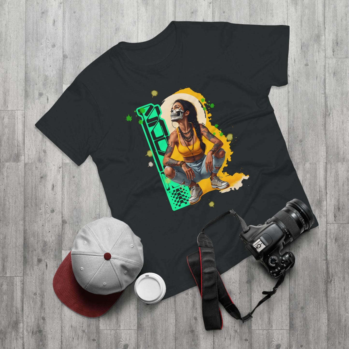 Vibrant Graphic Unisex T-Shirt, Casual Wear, Street Style, Gift for Him, Graphic Tee, Music Festival Shirt