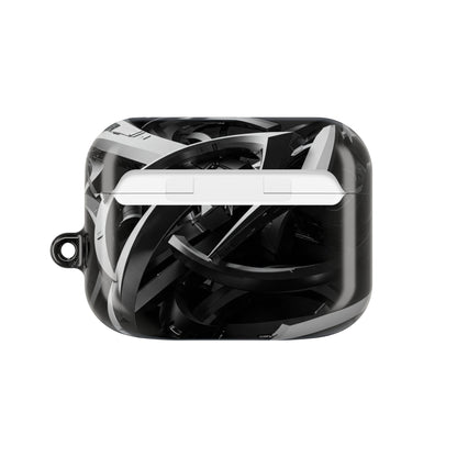 Futuristic AirPod Case with Tech-Inspired Design, Cyberpunk AirPods Holder, Stylish Accessory for Music Lovers, Gift for Gamers