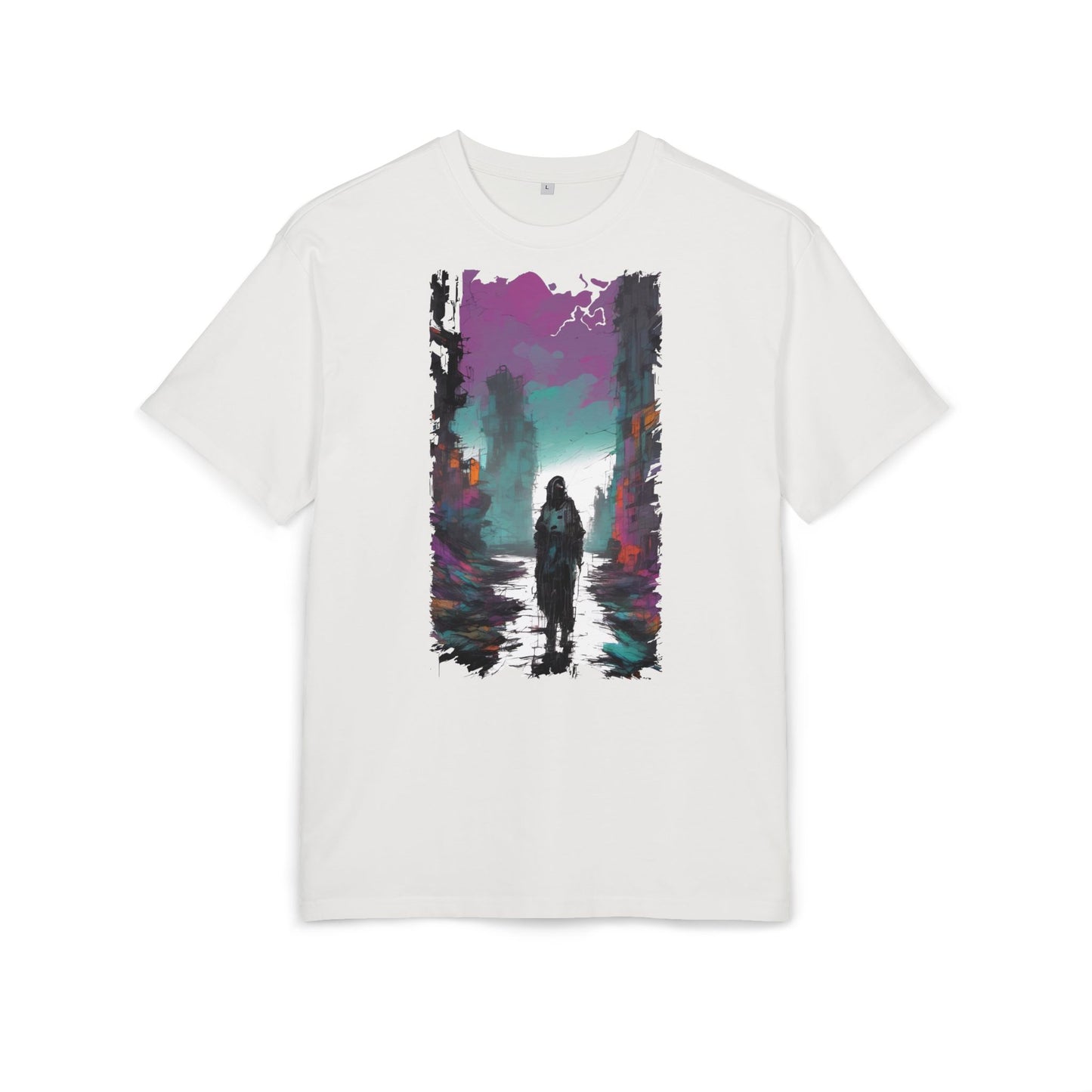 Unisex Oversized Graphic Tee with Forest Silhouette | Comfy Casual Wear, Gift for Nature Lovers, Ideal for Camping, Hiking, Everyday Style