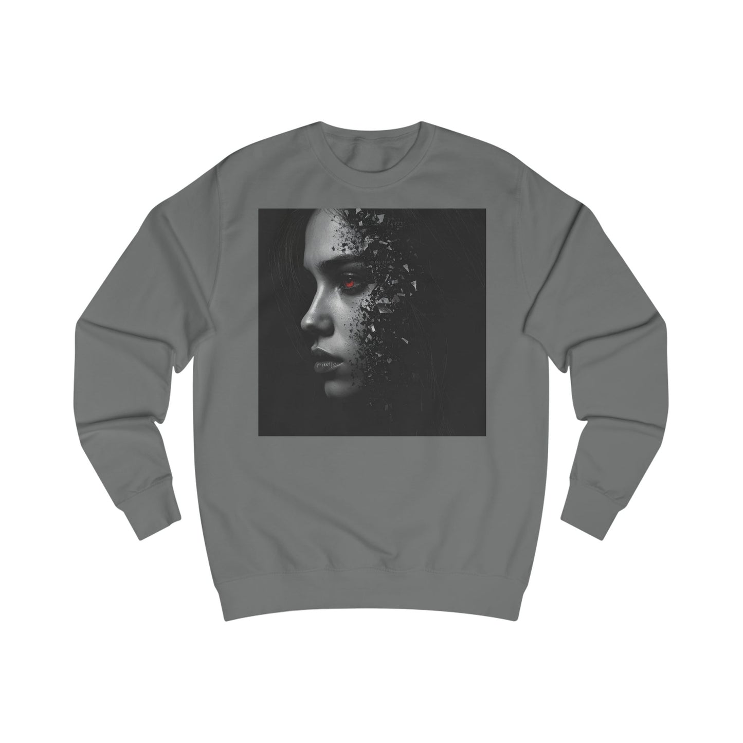Artistic Unisex Sweatshirt with Unique Design, Cozy Graphic Pullover for Everyday Wear, Fashion Gift for Art Lovers