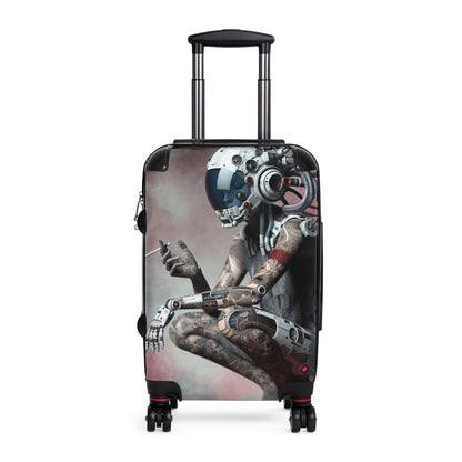 Stylish Travel Suitcase with Futuristic Design - Perfect for Adventurers