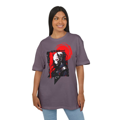 Unisex Graphic Oversized Tee with Artistic Design, Casual Streetwear, Unique Gift for Art Lovers and Gamers, Perfect for Everyday Wear