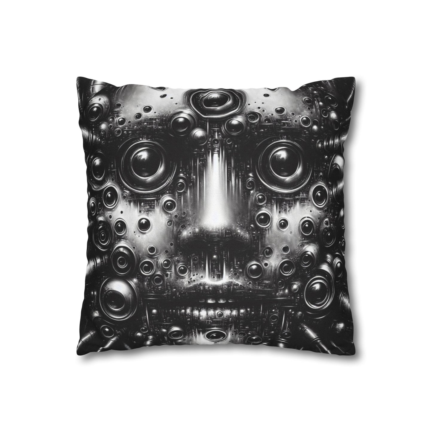 Funky Geometric Pillowcase, Modern Home Decor, Unique Throw Pillow Cover, Artistic Cushion Cover, Gift for Art Lovers