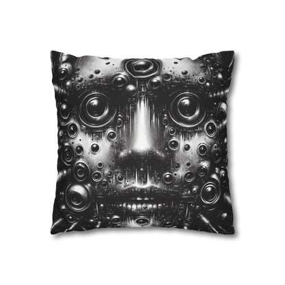 Funky Geometric Pillowcase, Modern Home Decor, Unique Throw Pillow Cover, Artistic Cushion Cover, Gift for Art Lovers