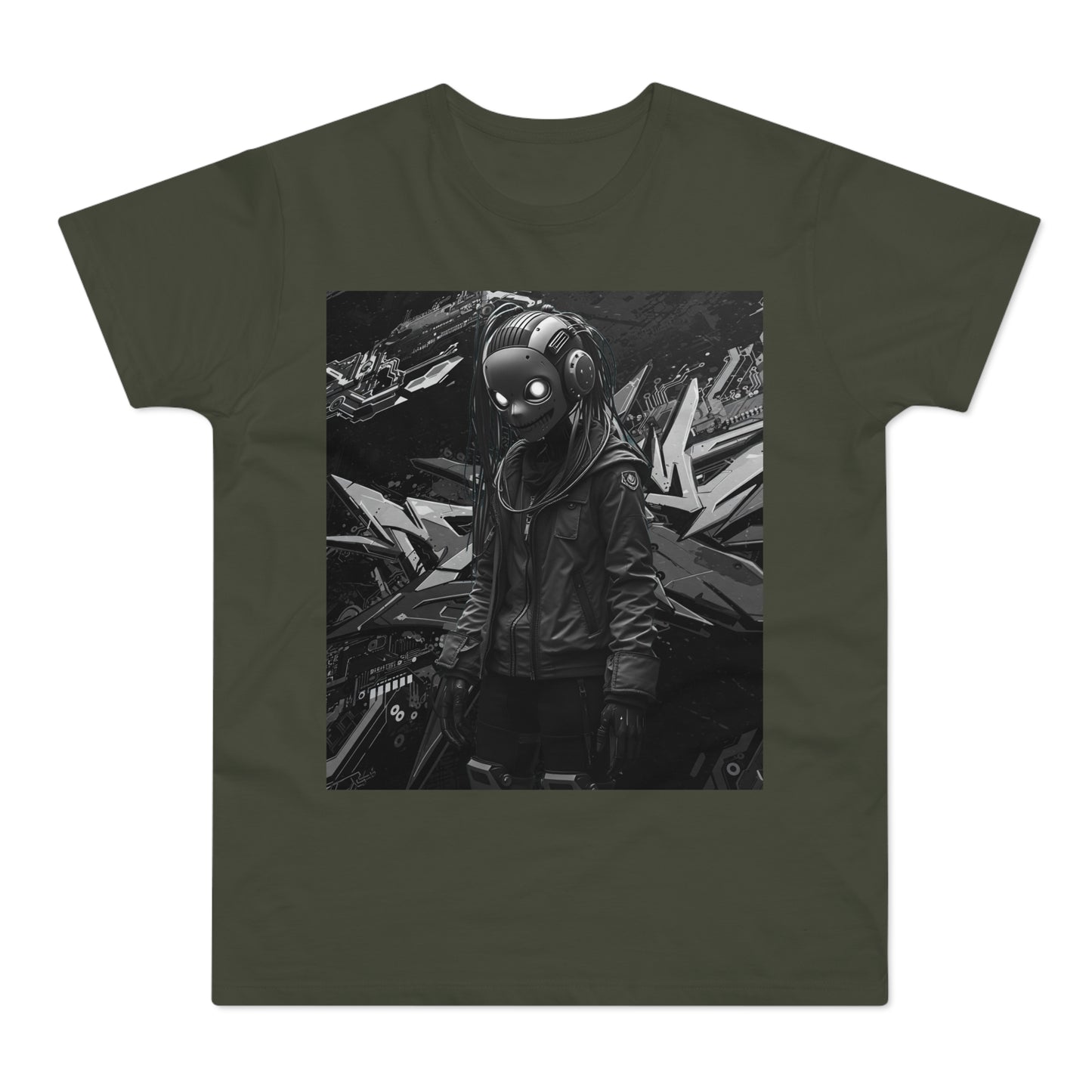 Urban Cyberpunk Unisex T-Shirt - Edgy Graphic Tee with Futuristic Design