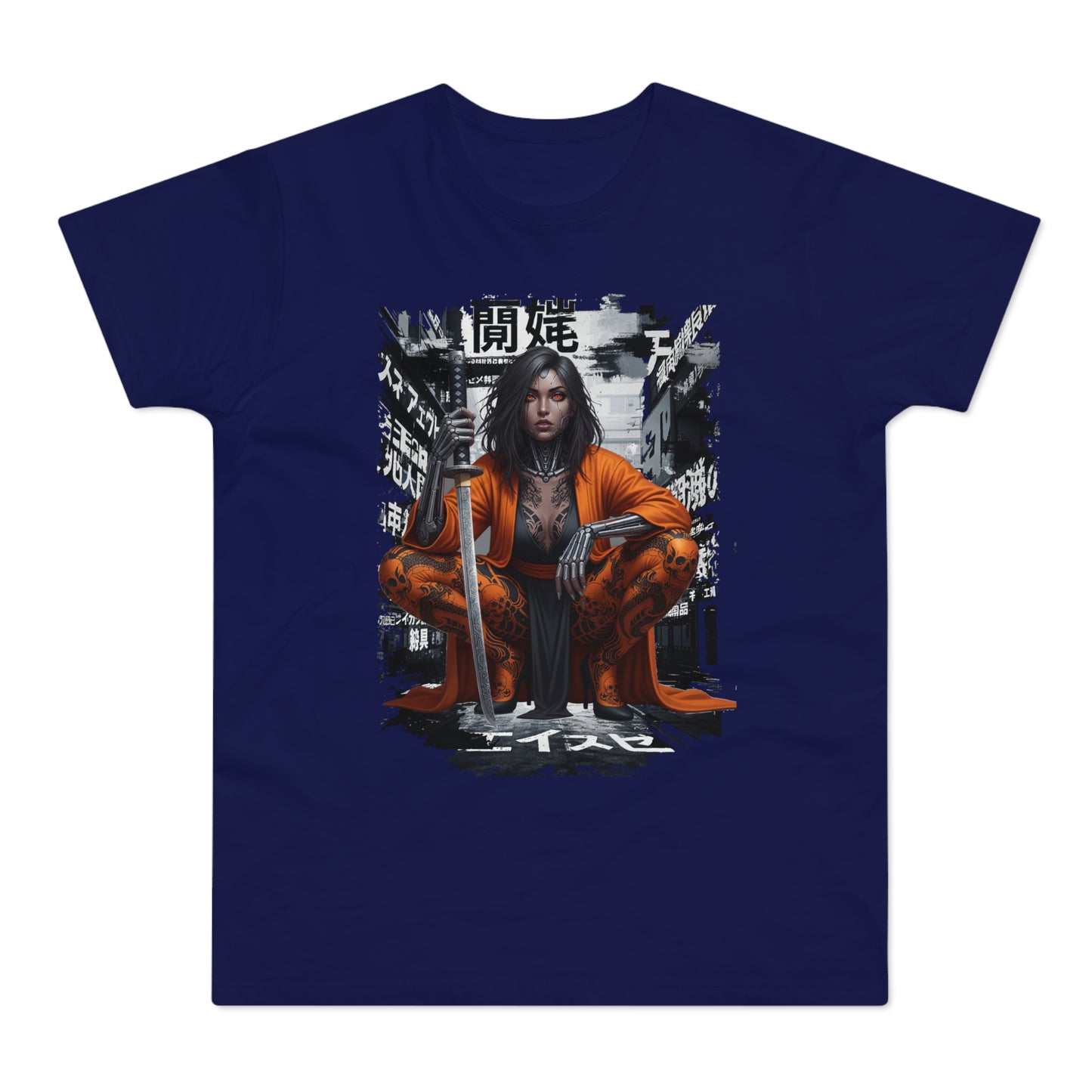 Urban Samurai Unisex T-shirt, Graphic Tee for Anime Fans, Streetwear Fashion, Unique Gift for Birthdays, Casual Wear