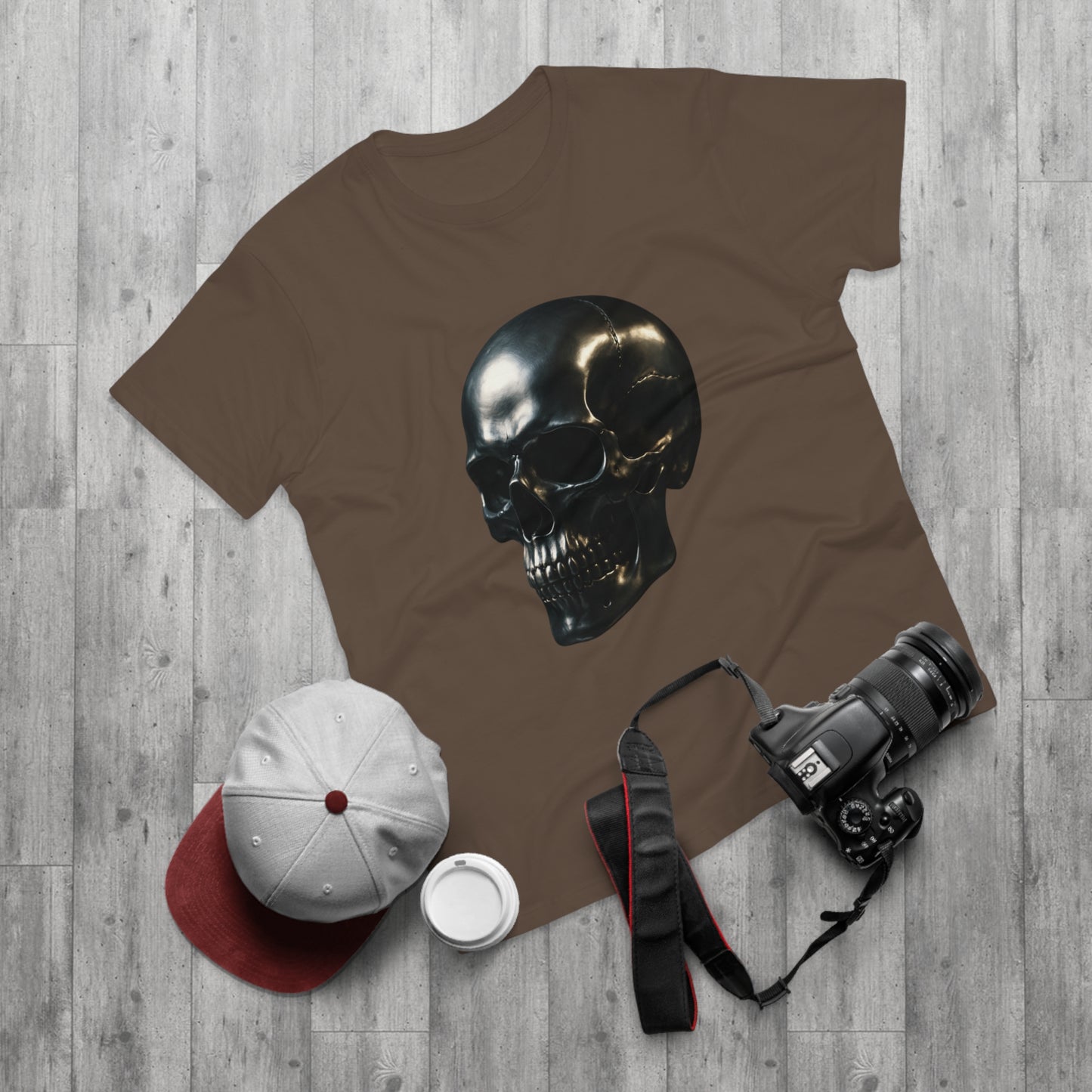 Gothic Skull Unisex T-Shirt, Edgy Graphic Tee, Halloween Apparel, Men's Casual Wear, Gift for Him