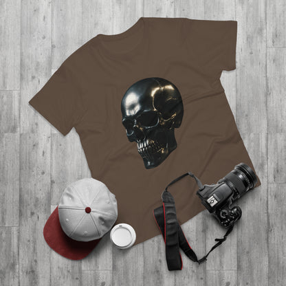 Gothic Skull Unisex T-Shirt, Edgy Graphic Tee, Halloween Apparel, Men's Casual Wear, Gift for Him