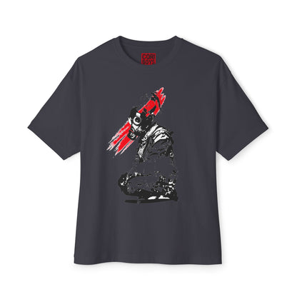 Edgy Graphic Oversized Tee, Unisex Artistic T-Shirt, Casual Streetwear Top, Unique Gift for Him or Her, Trendy Urban Apparel