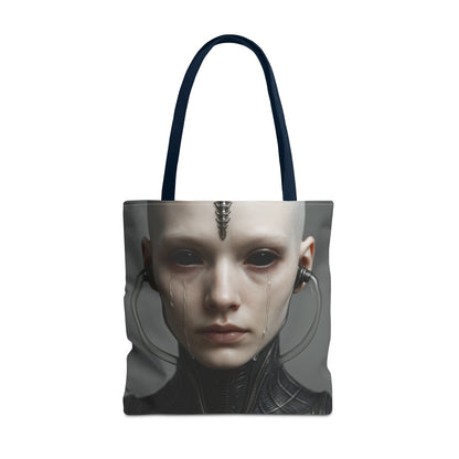 Futuristic AOP Tote Bag | Sci-Fi Style for Everyday Use, Gift for Geek Culture, Urban Accessories, Fashionable Shopping Bag