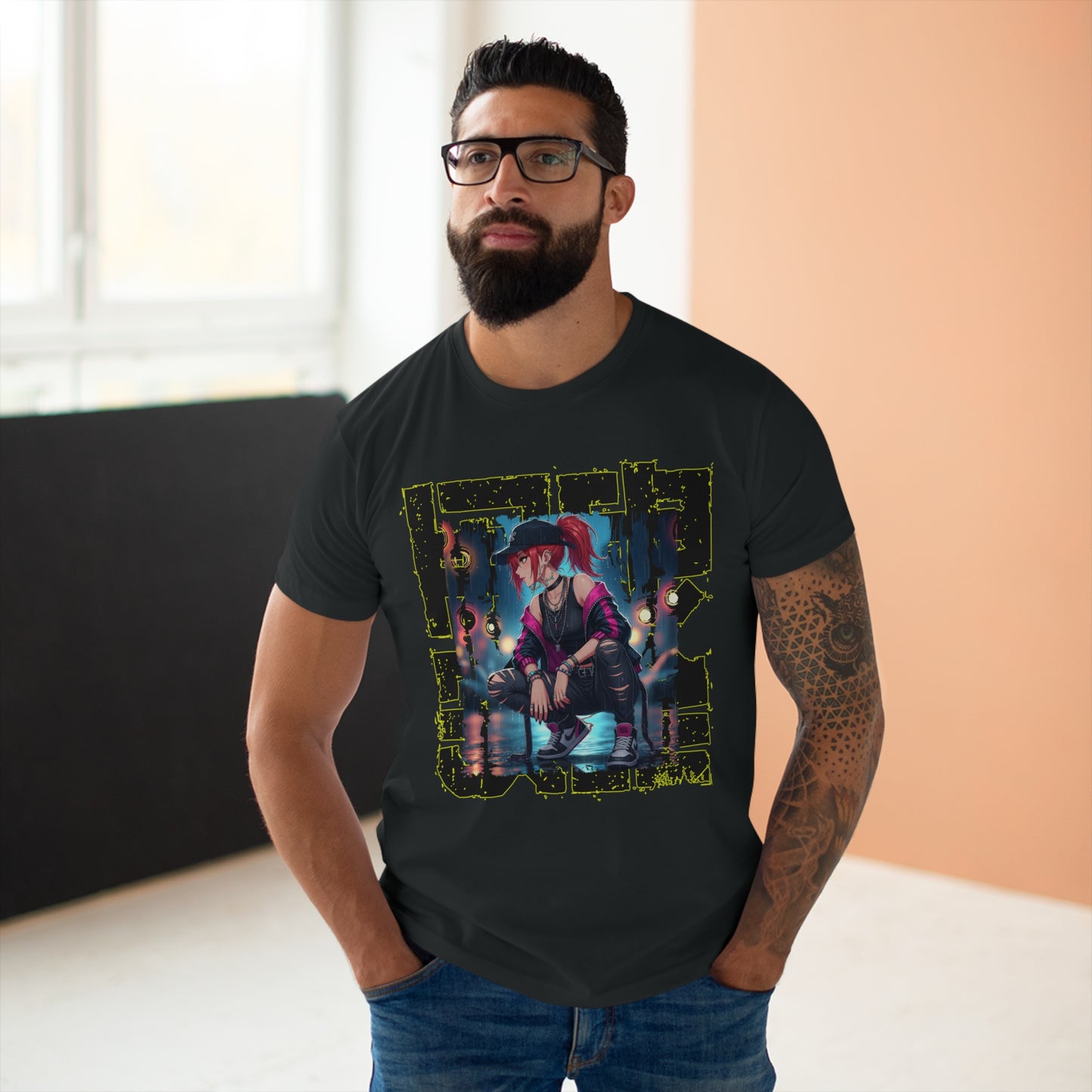 Trendy Graphic Tee for Men & Women, Urban Style Shirt, Casual Wear, Gift for Gamer, Streetwear Apparel