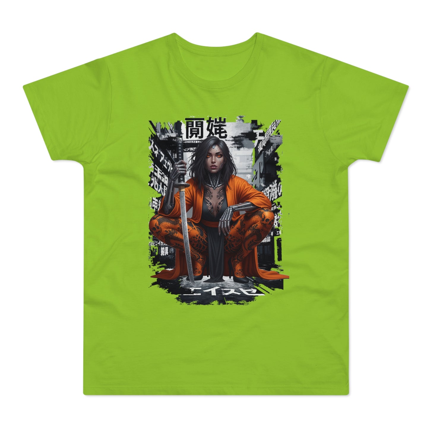 Urban Samurai Unisex T-shirt, Graphic Tee for Anime Fans, Streetwear Fashion, Unique Gift for Birthdays, Casual Wear