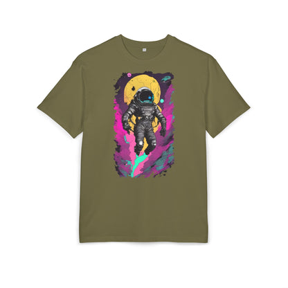 Cosmic Astronaut Tee, Unisex Oversize Tee, Space Graphic Shirt, Retro Astronaut T-Shirt, Gift for Space Lovers, Unique Graphic Tee