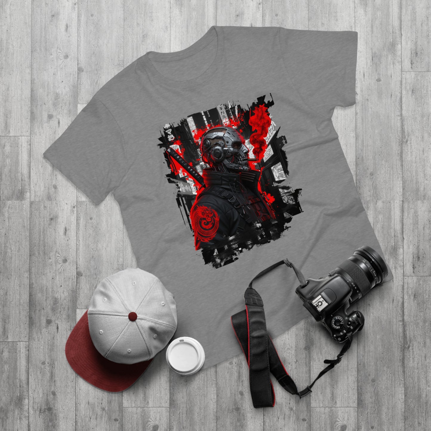 Unisex Graphic Tee - Urban Skull Design, Streetwear Shirt, Cool T-Shirt, Casual Fashion, Edgy Gift for Him, Festival Wear